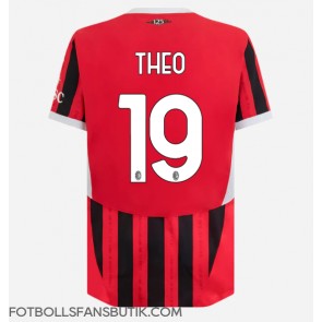 AC Milan Theo Hernandez #19 Replika Hemmatröja 2024-25 Kortärmad